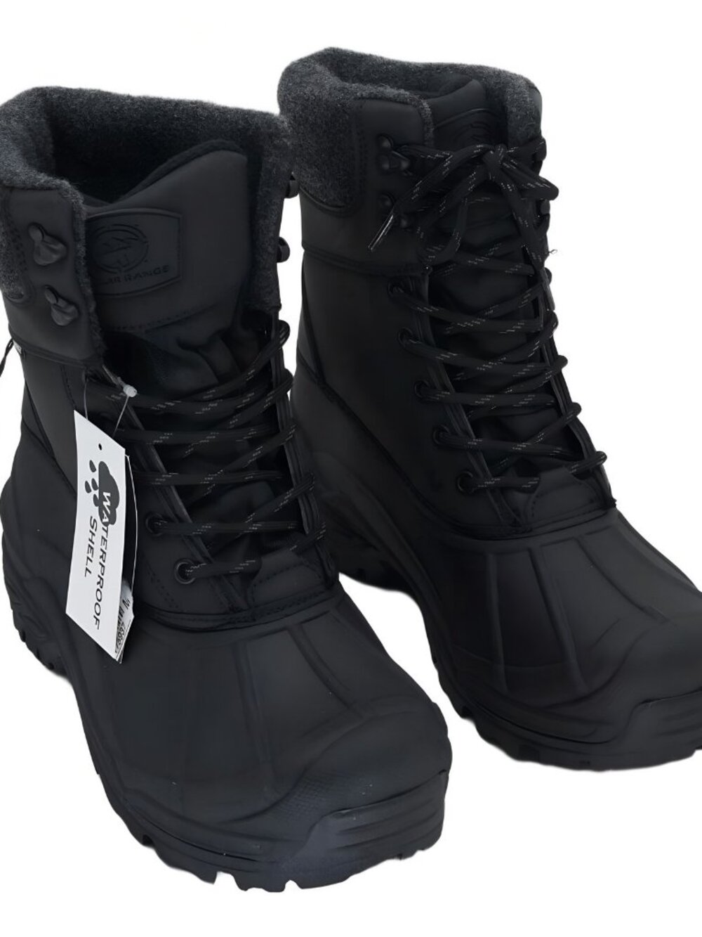 POLAR RANGE Tasco-01 Brown Cold Weather Snow Boots Size 8